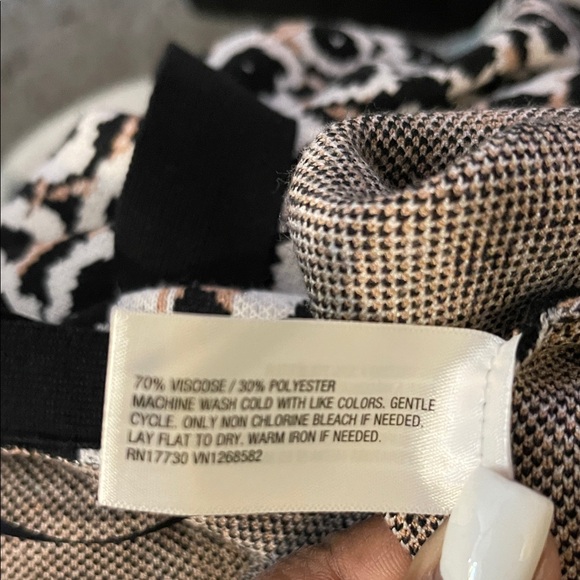 NWT Diane Von Furstenberg For Target Poppy Sweater knit halter tie back size XL - Picture 7 of 7